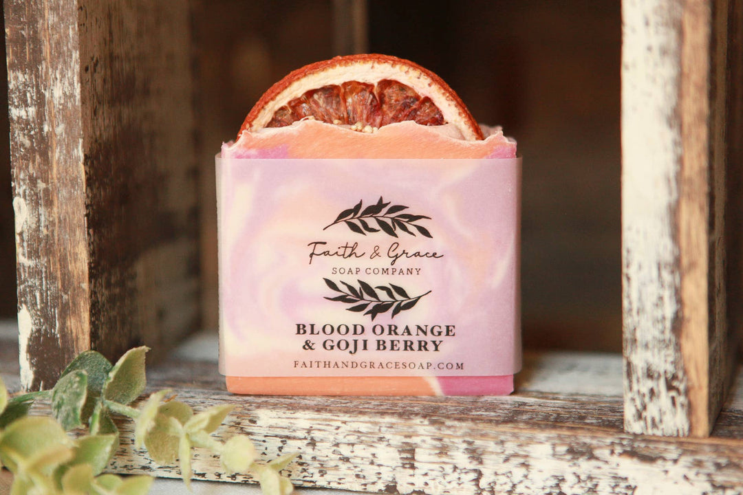 Blood Orange & Goji Berry Artisan Bar Soap, 4.5 oz.