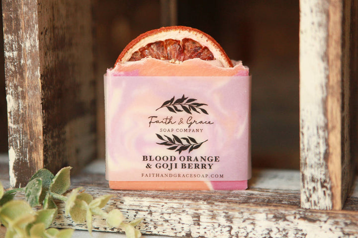 Blood Orange & Goji Berry Artisan Bar Soap, 4.5 oz.