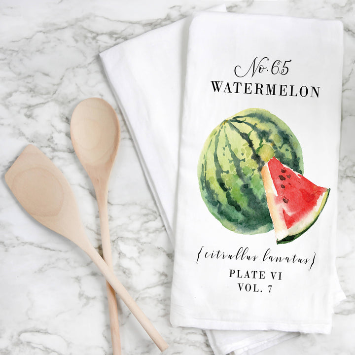 Watermelon Botanical Tea Towel