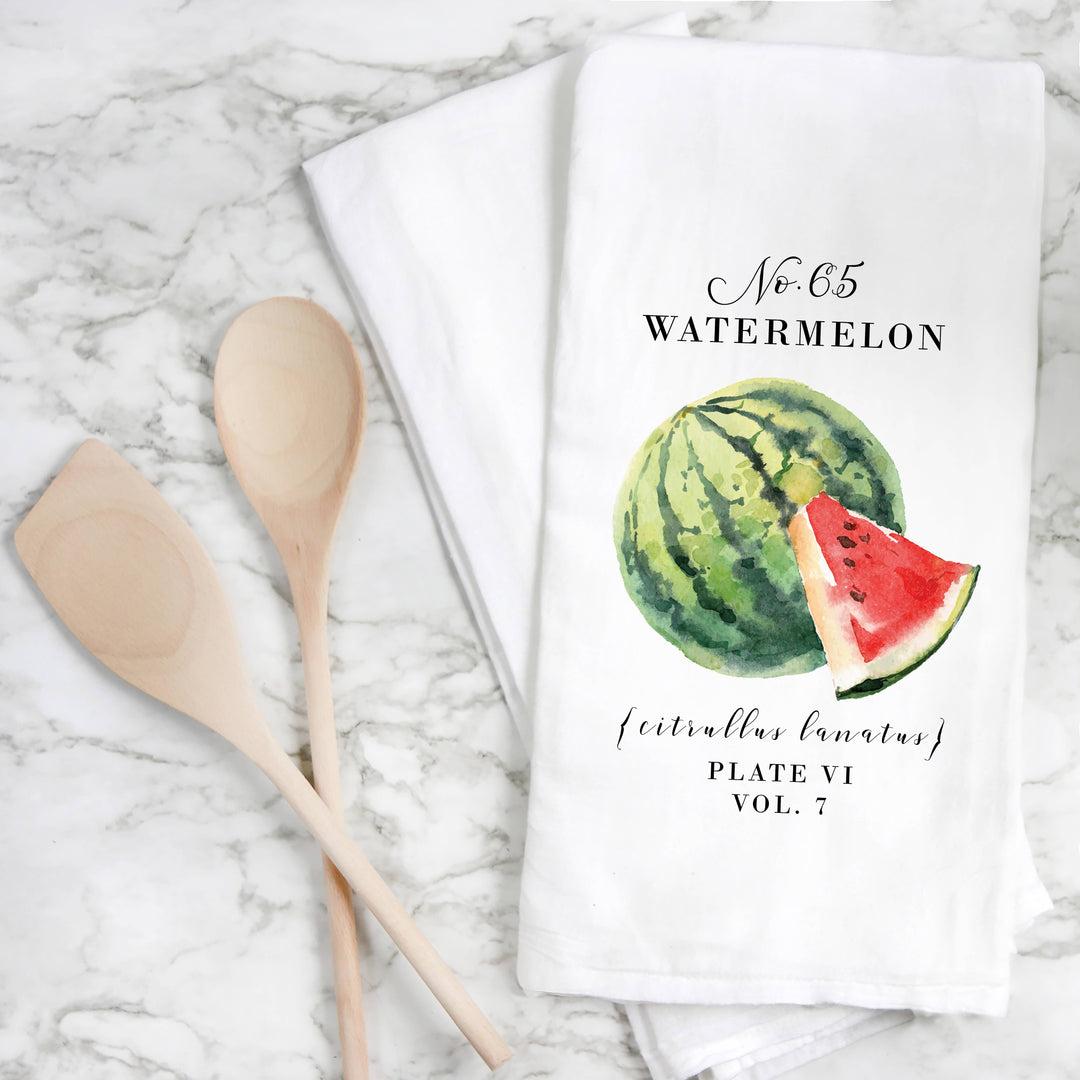Watermelon Botanical Tea Towel