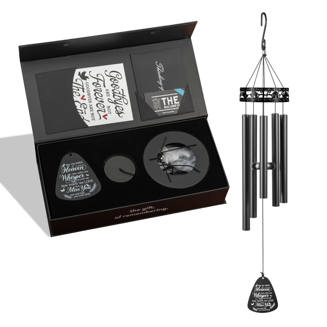 34" Family-Love Memorial Wind Chimes, Sympathy Wind Chime Gift For Loss of A Loved One