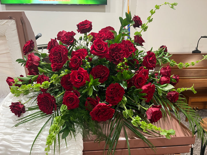 Sympathy Casket Floral Spray
