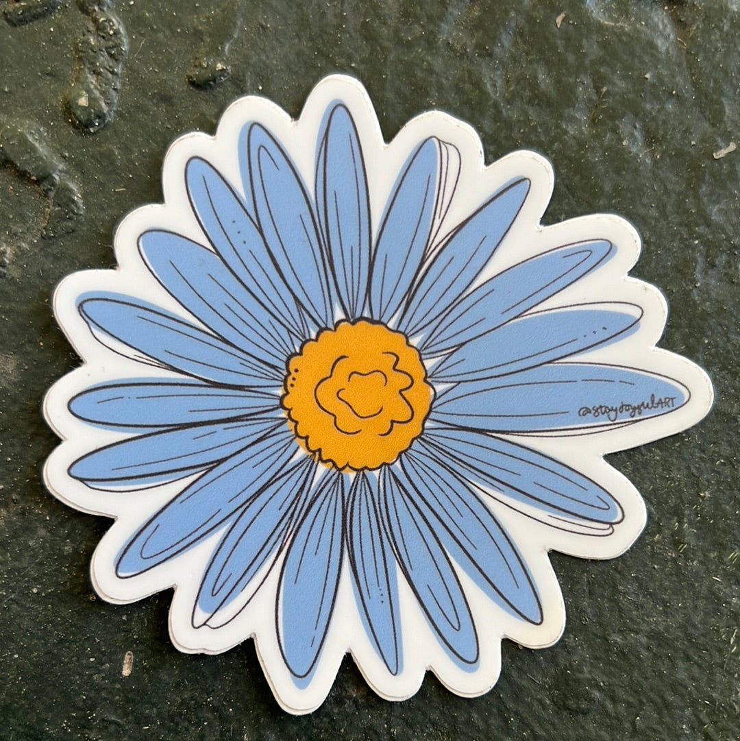 Stay Joyful Art Flower Sticker