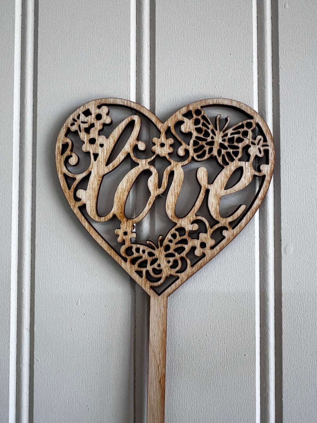 Wooden Flower Pick