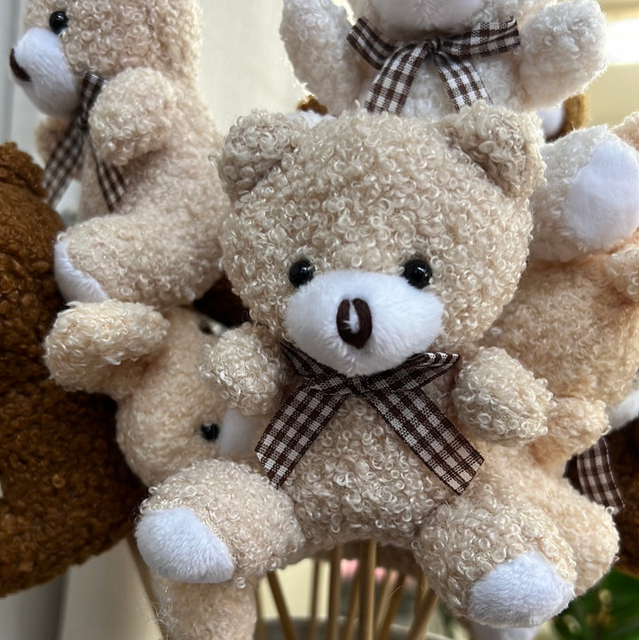 Teddy Bear Flower Pick