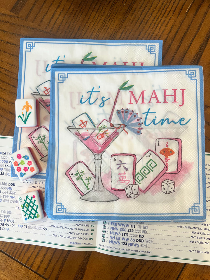 Mahjong Cocktail/Luncheon Napkin