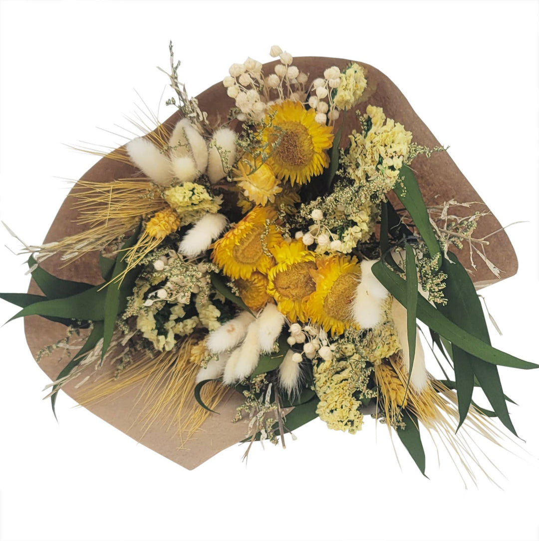 Yellow Strawflower Joy Floral Bouquet
