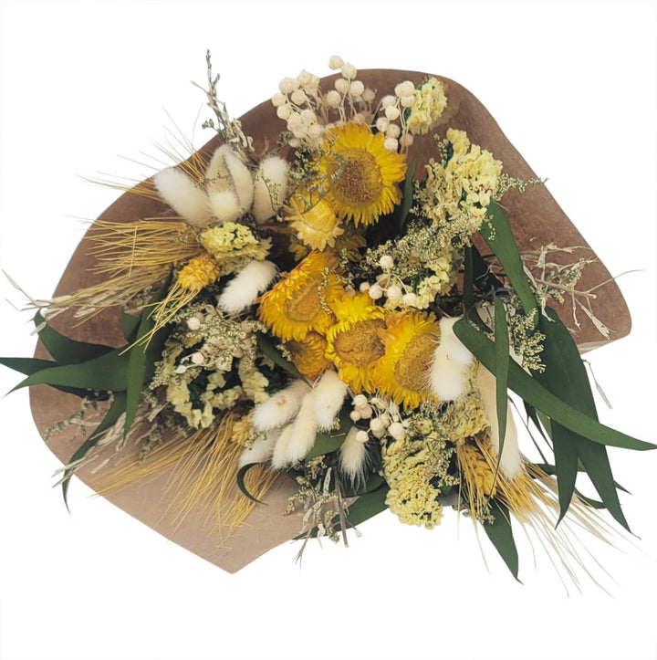 Yellow Strawflower Joy Floral Bouquet
