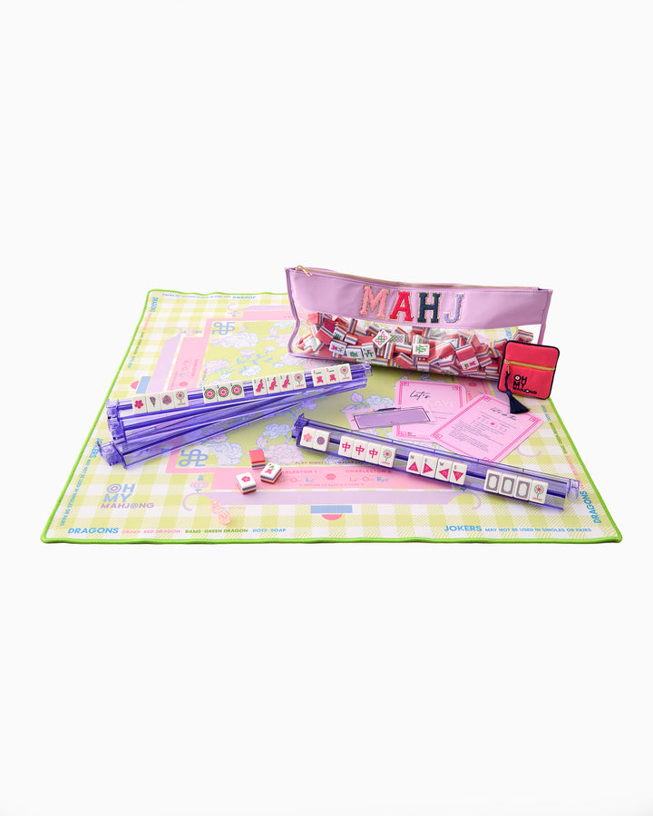Garden Party Mah Jong Mat - Oh My Mahjong