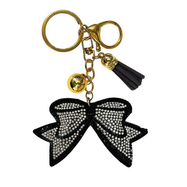 Bow Crystal Bling Keychains
