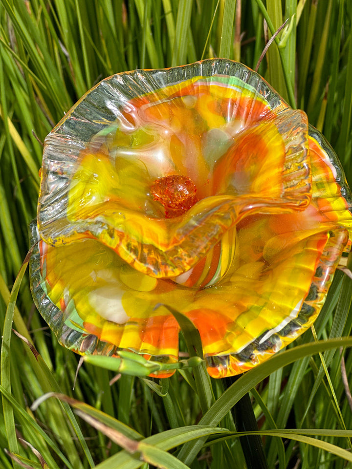Art Glass Flower Stake