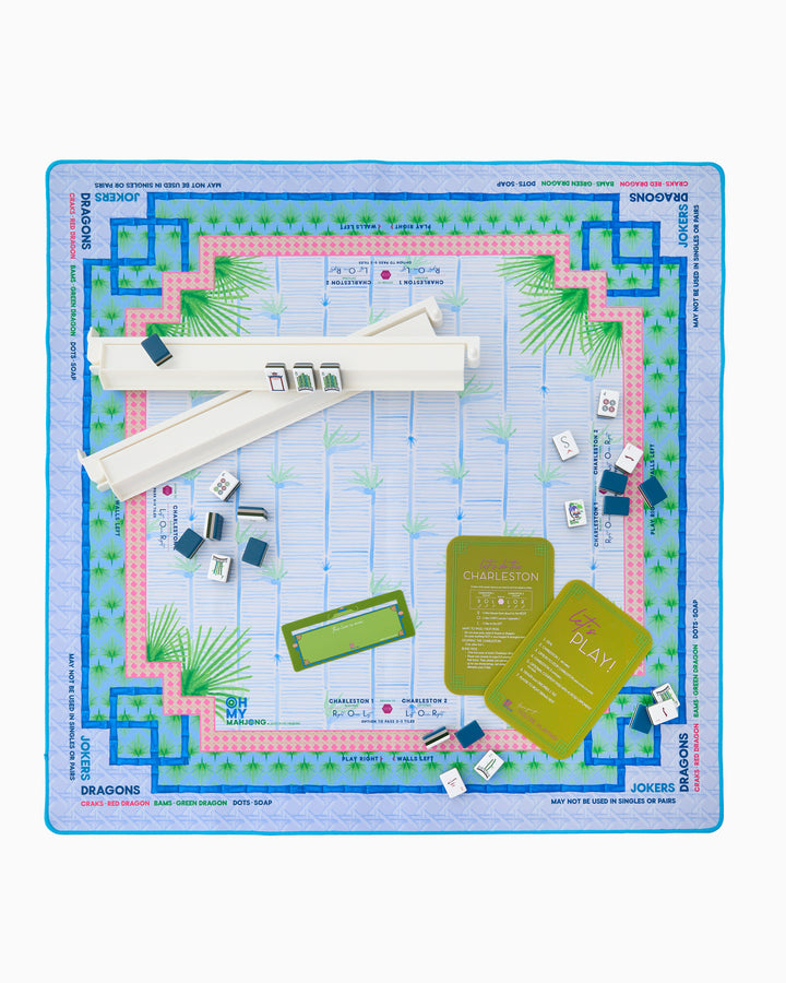 Palm Paradise Mah Jong Mat - Oh My Mahjong
