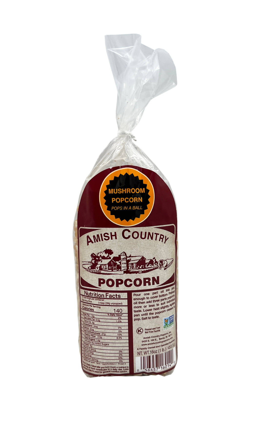 1lb Bag of Mushroom Popcorn