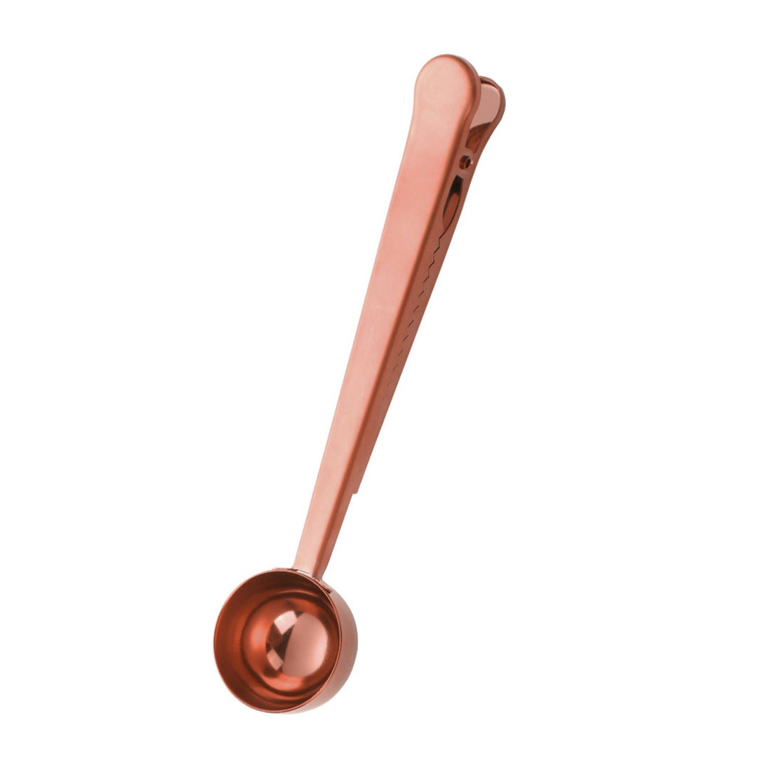 Stainless Steel Tea Scoop & bag clip for Loose-Leaf Tea