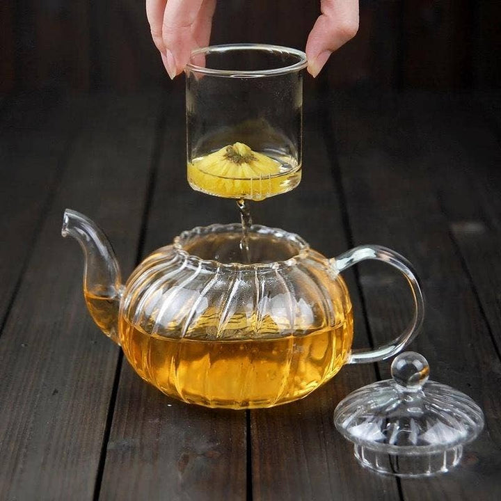 Glass Teapot With Infuser and Lid (20oz.)