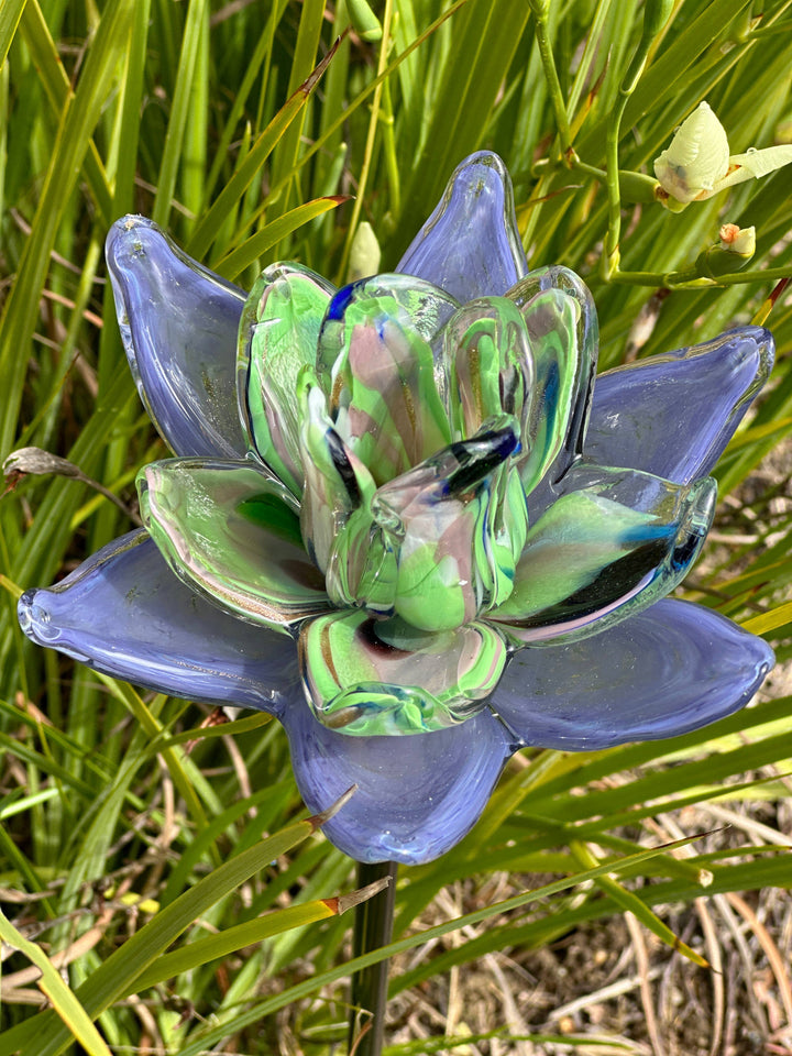 Art Glass Flower Stake