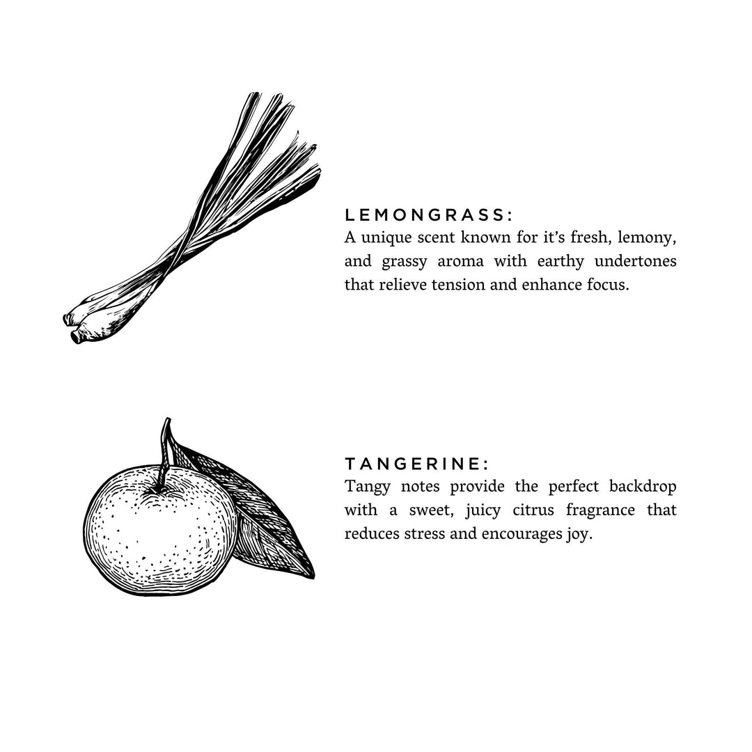 Mini Linen Spray - Lemongrass + Tangerine