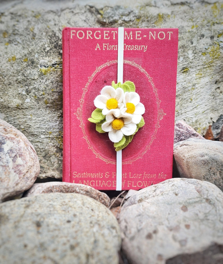 Felt Bookmark - Poppies