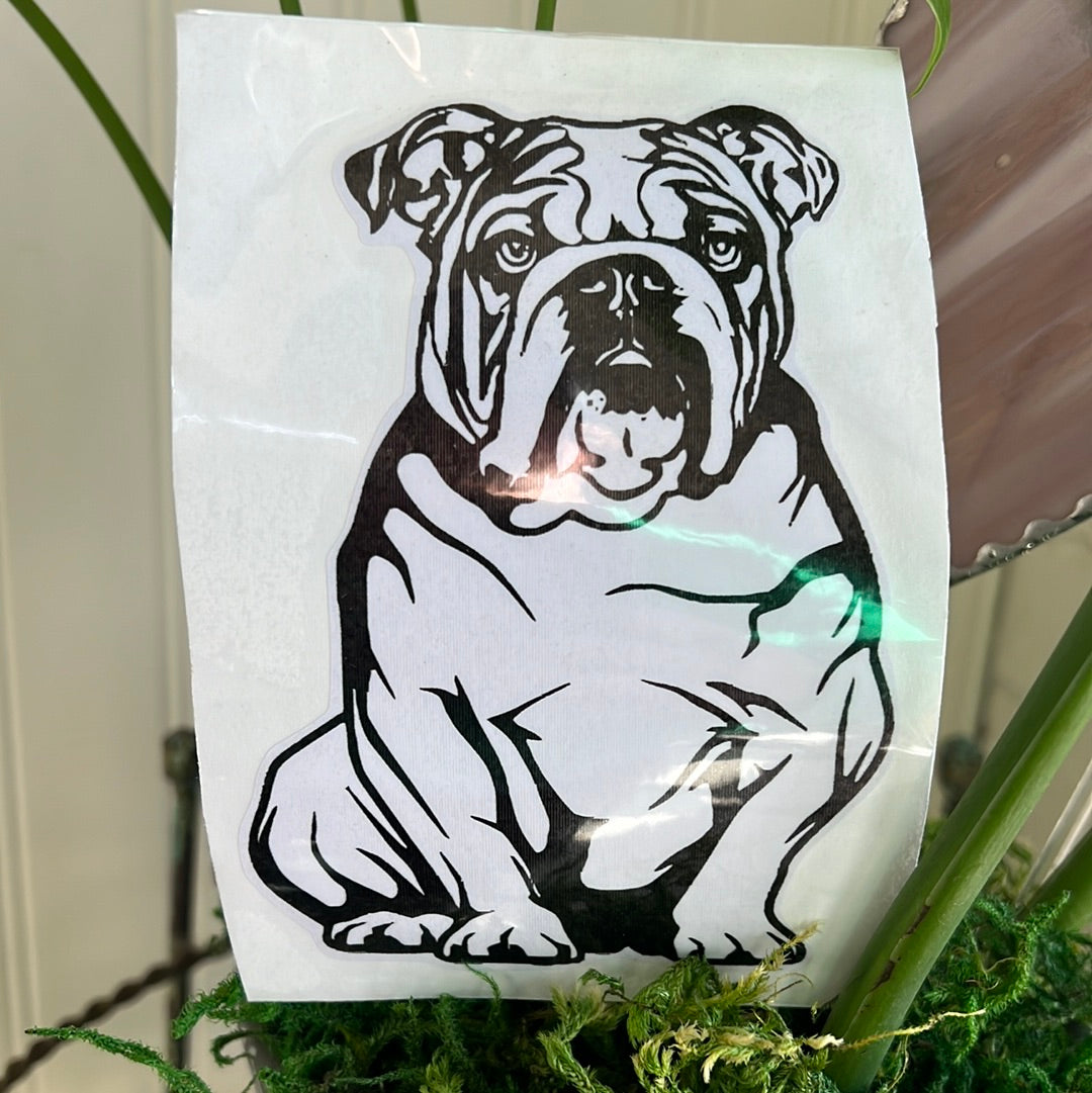 Bulldog Car Stickers