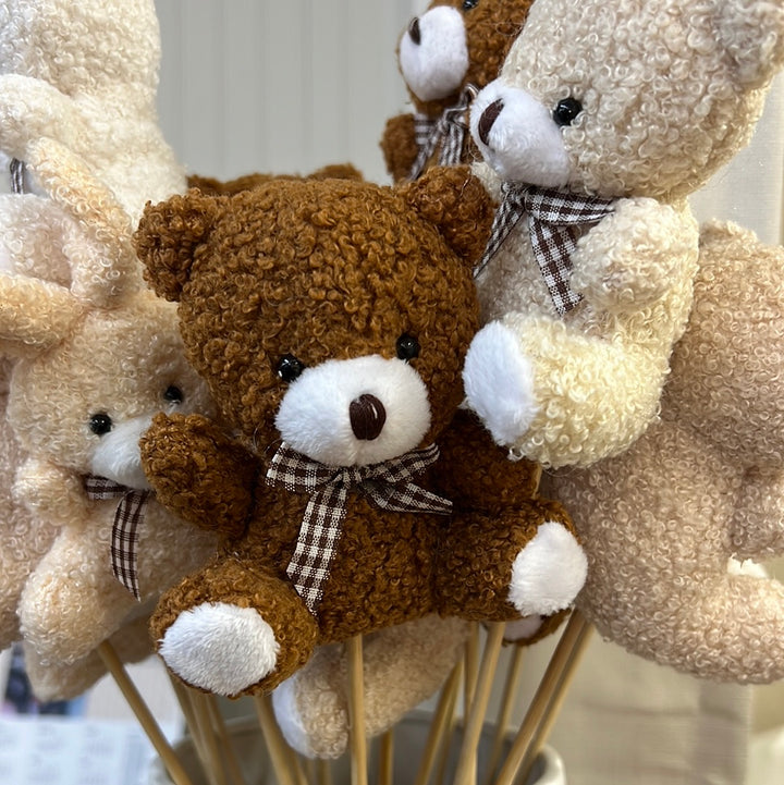Teddy Bear Flower Pick