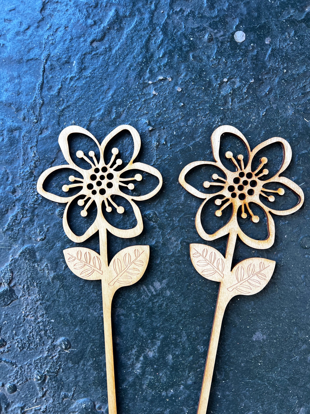 Wooden Flower Pick