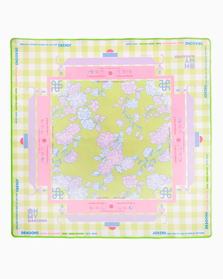 Garden Party Mah Jong Mat - Oh My Mahjong