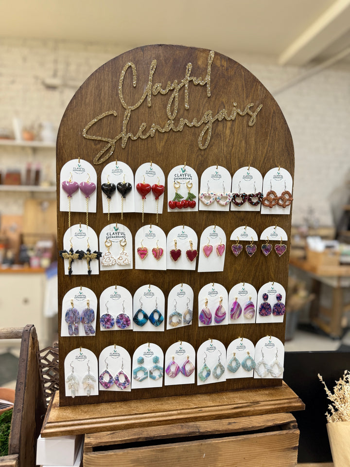 Clayful Shenanigans Earings