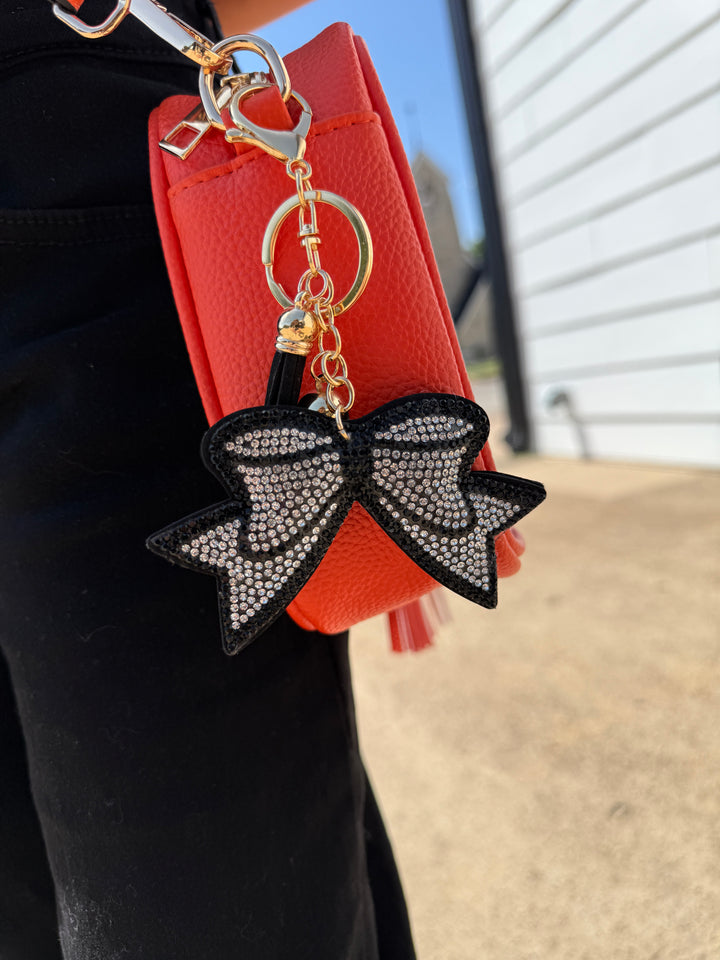 Bow Crystal Bling Keychains