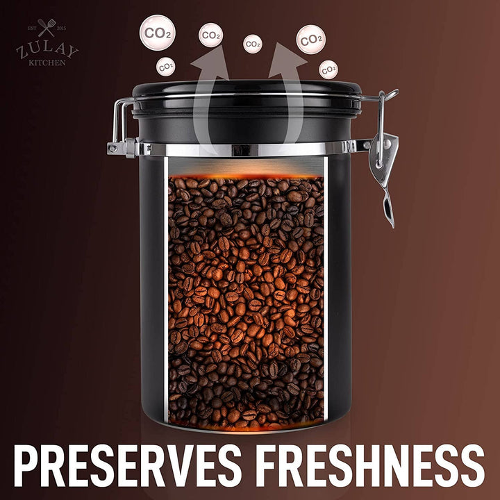 21oz Coffee Canister For Ground Coffee