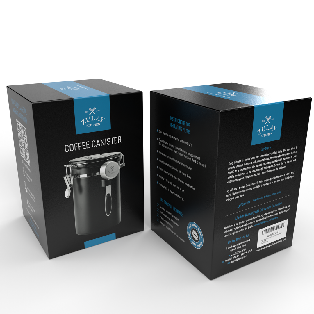 21oz Coffee Canister For Ground Coffee