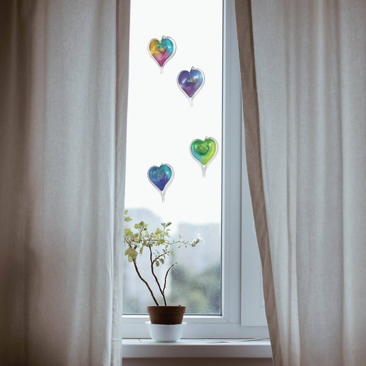 Small Handblown Glass Heart Handblown