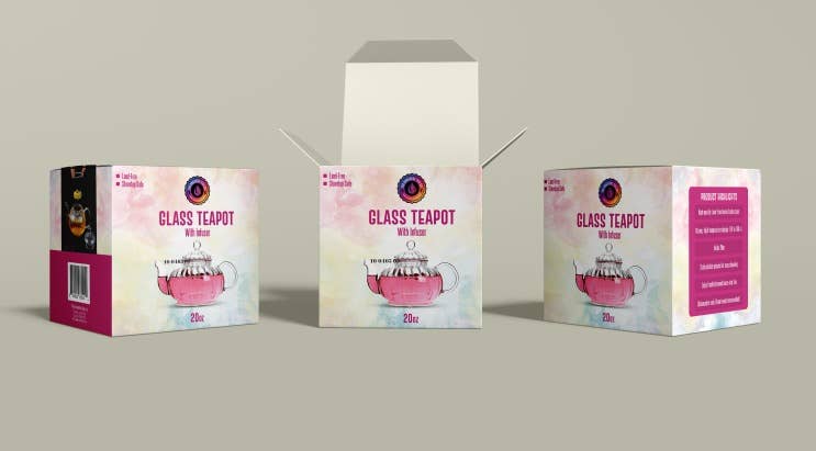 Glass Teapot With Infuser and Lid (20oz.)