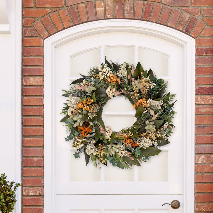 Summer / Fall Dried Flower Wreath