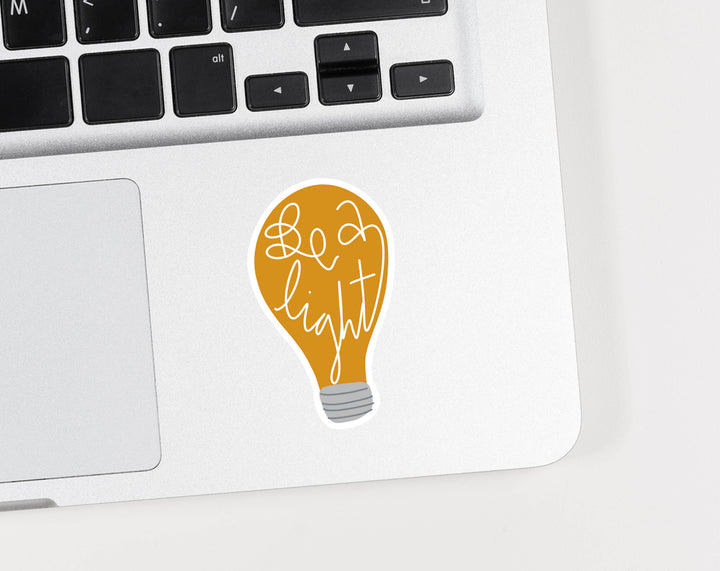Be a Light Vinyl Sticker