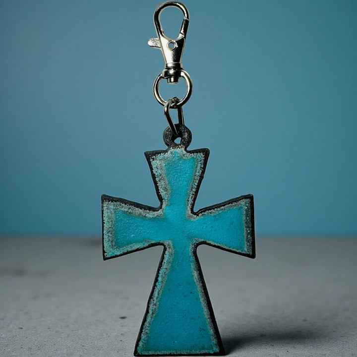 Cross clip charm religious pendant purse attachment jewelry