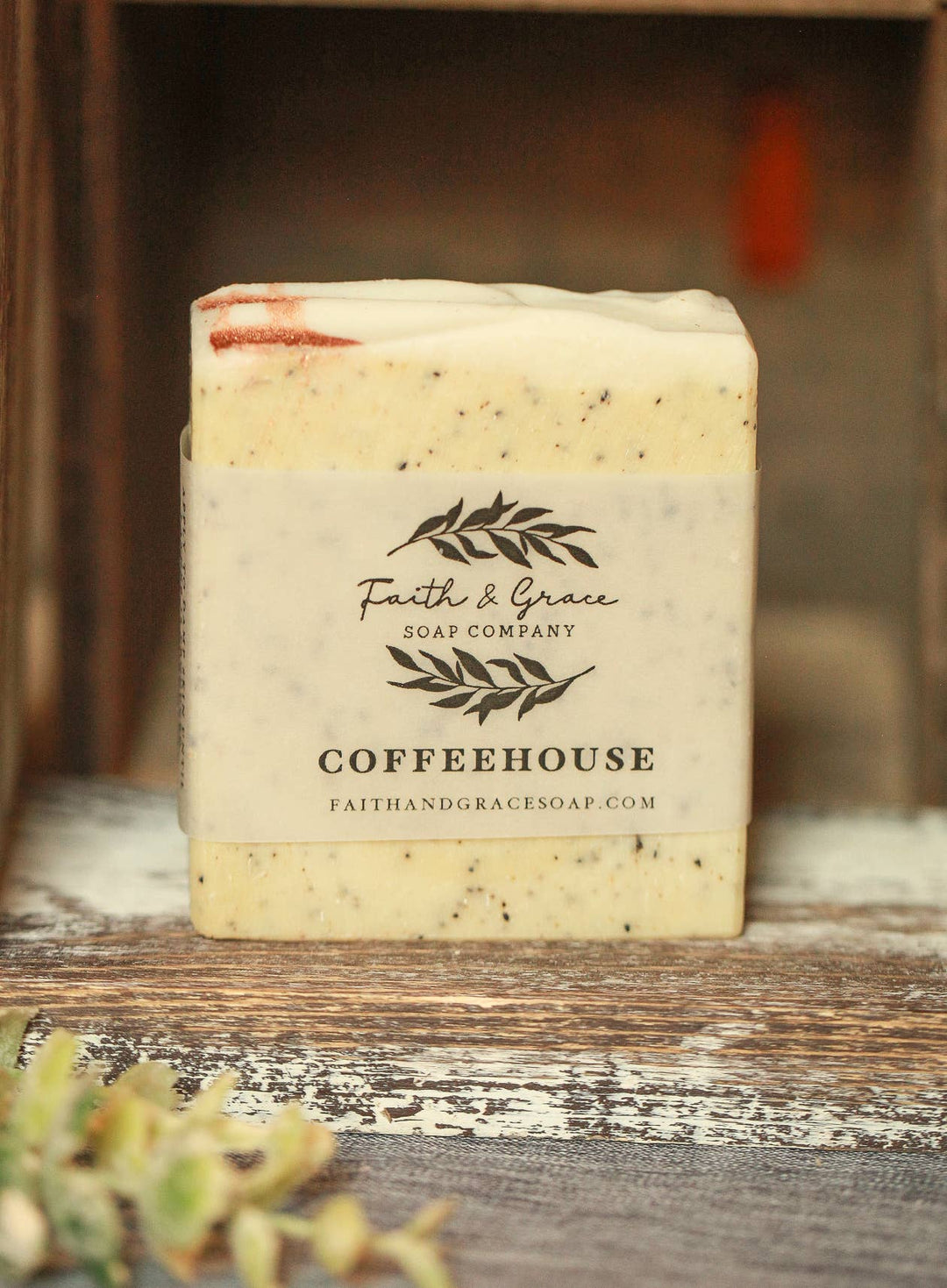Coffeehouse Artisan Exfoliating Bar Soap,  4.5 oz.