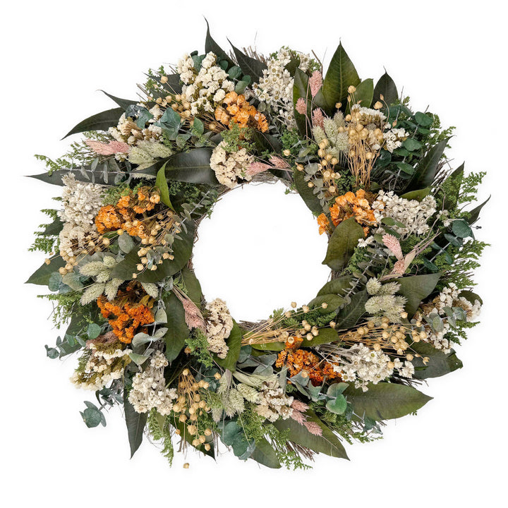 Summer / Fall Dried Flower Wreath