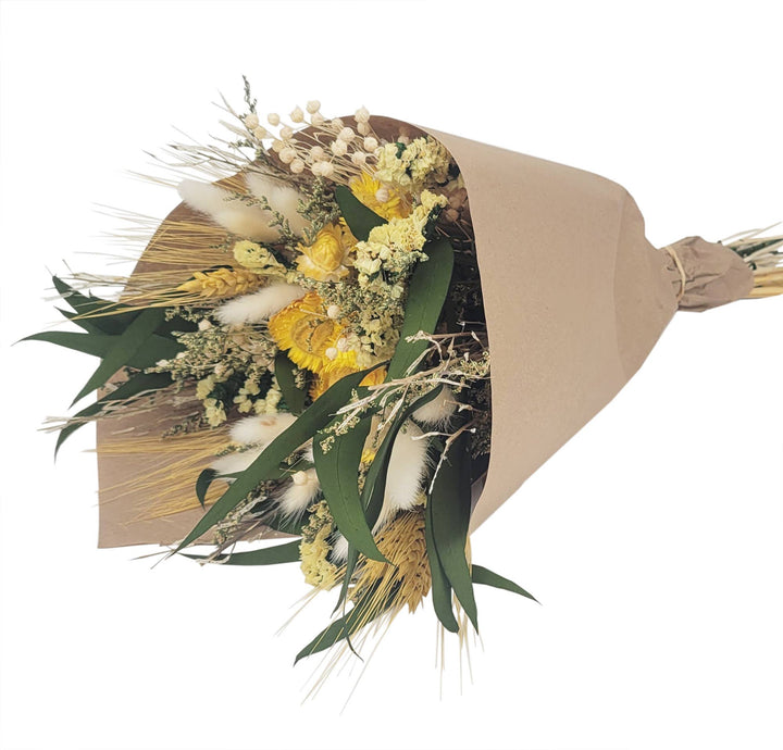 Yellow Strawflower Joy Floral Bouquet